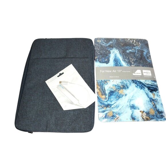 Blue Space Theme Hard-shell and Soft Protective Case for MacBook Air - Picture 1 of 12